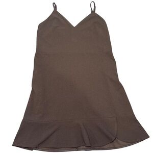 Express Mini Black Spaghetti Strap Dress Size Large